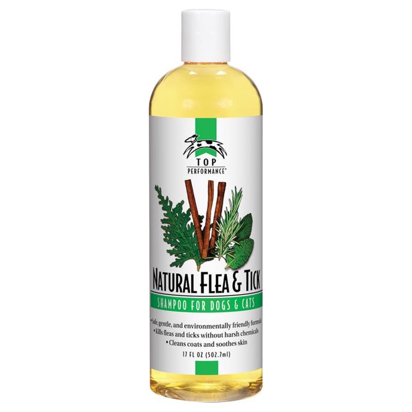 Top Performance Yellow Herbal Cat/Dog Flea and Tick Shampoo 17 oz 1 PK