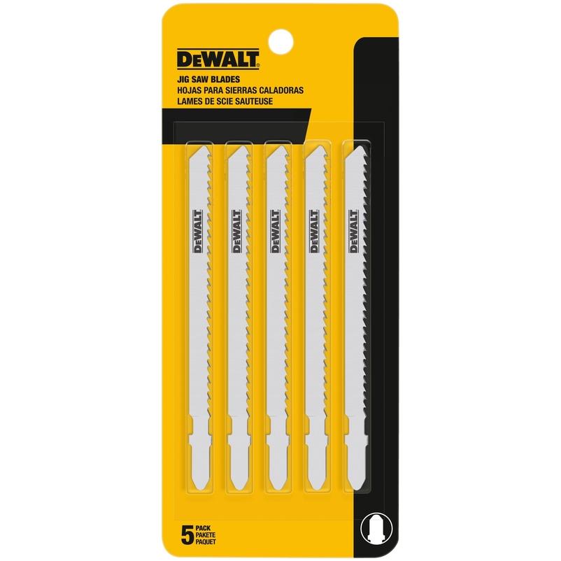 DeWalt 4 In. 10TPI T-Shank Cobalt Jig Saw Blade (5 Count)