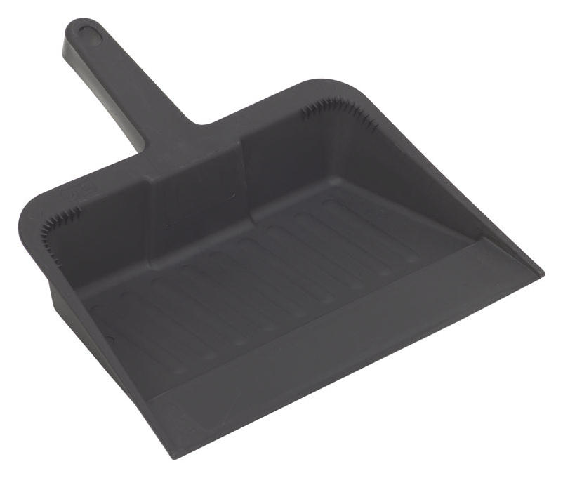Harper 12 In. Black Plastic Heavy Duty Professional Dust Pan