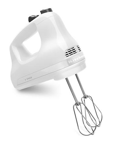 KitchenAid Khm5apwh 5-Speed Ultra Power Hand Mixer, White