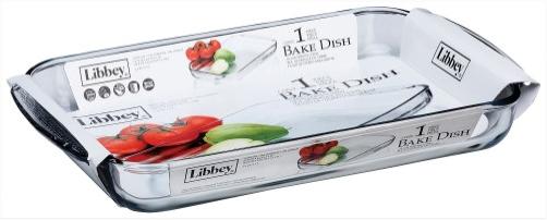 Basics 3 Quart Clear Oblong Baking Dish - 9 X 13 Inch