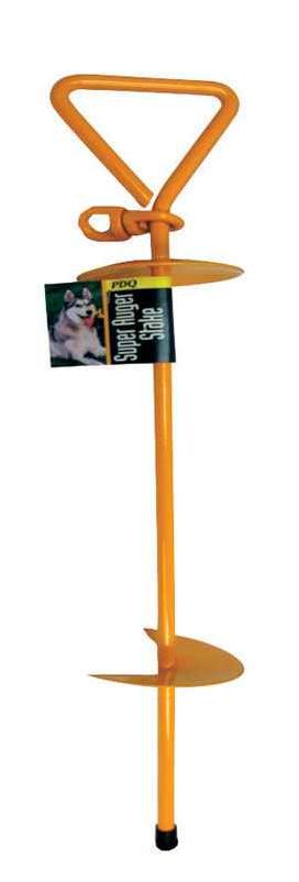 PDQ Boss Pet Yellow Metal Dog Tie Out Stake Large/X-Large