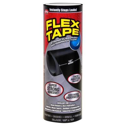 Flex Tape 12 In. x 10 Ft. Repair Tape, Black