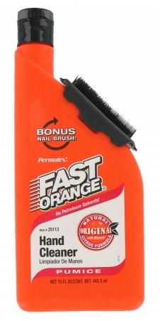Fast Orange Hand Cleaner, Natural Orange Citrus, Pumice - 14 fl oz