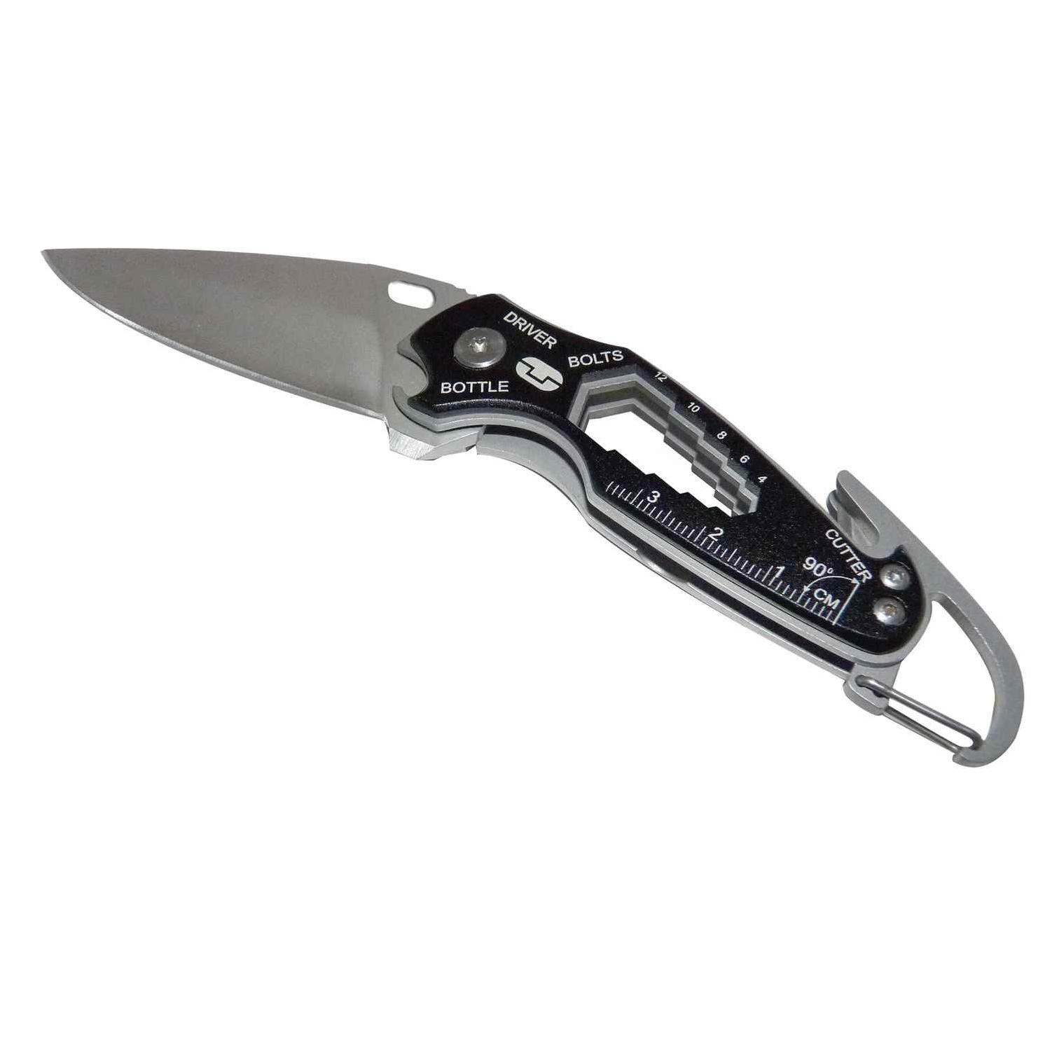 ALLIANCE SPORTS GROUP LP True Utility JacKnife Black/Silver Multi Tool Knife