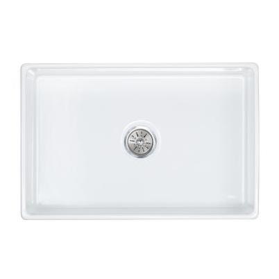 Elkay Fireclay 30 In. x 19-15/16 In. x 9-1/8 In. Single Bowl Farmhouse Kitchen Sink, White