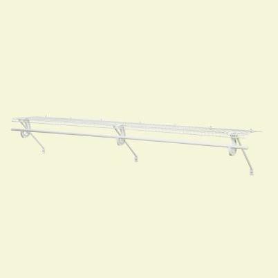 ClosetMaid SuperSlide 6 Ft. W. x 12 In. D. Ventilated Shelf Kit with Bar