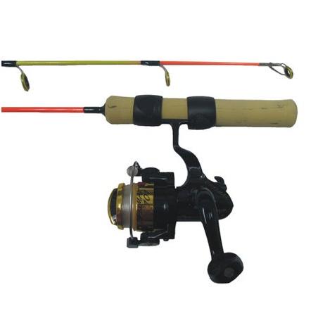 HT Enterprises Neon Ice Fishing Rod and Reel Combo EXTF