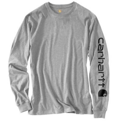 carhartt men's sleeve logo graphic long sleeve t shirt