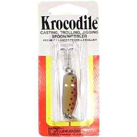 ALL-SPORTS #43679 Luhr Jensen 3/16oz Krocodile, Brown Trout/Brass