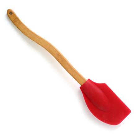 Norpro 3154R Large Silicone Spatula With Hook,Red