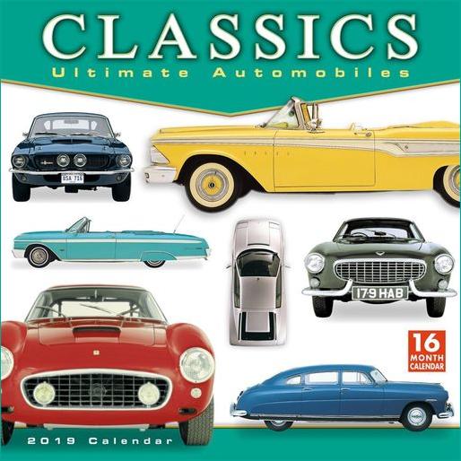 Ultimate Automobiles 2019 Wall Calendar