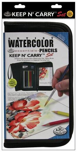 Keep N' Carry Artist Set With Watercolor Pencils