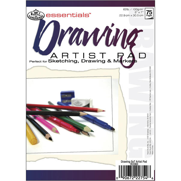 Essentials Drawing Paper Pad 5" X 7" - 75 Sheets For Artists