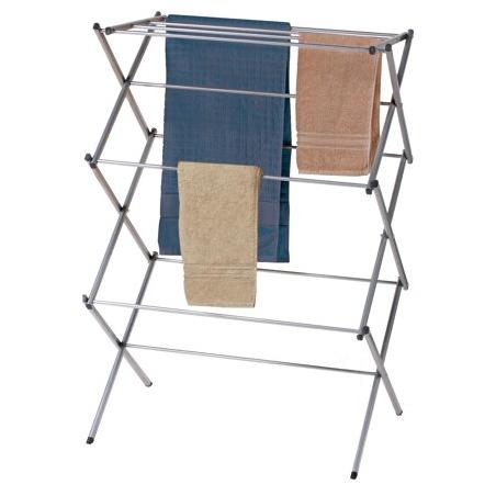 Dream Bath 3 Tier Collapsible Silver Clothes drying Rack