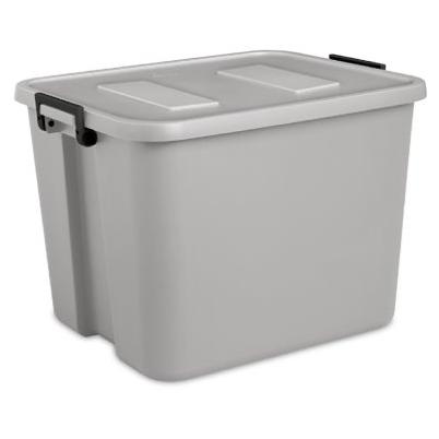 Sterilite Gray 35-Gallon Latch Storage Tote Container