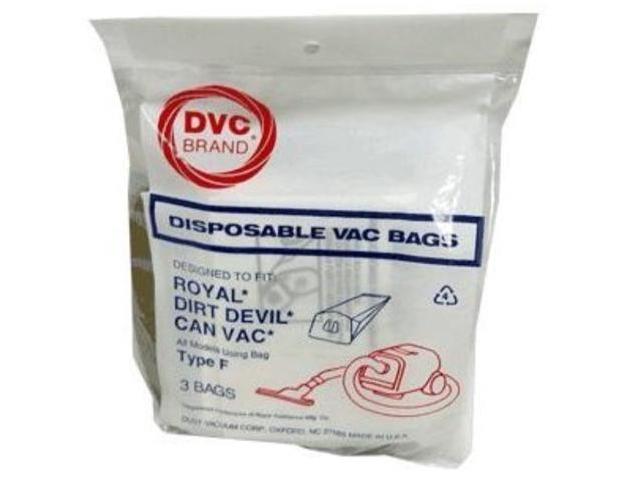 Dirt Devol Vacuum Bags Style F 6  Pack by DVC 