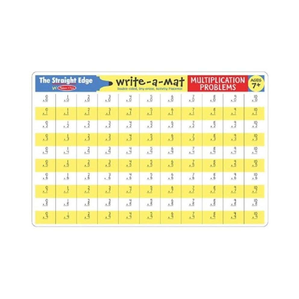 Write-a-mat Multiplication Problems Educational Toy For Kids