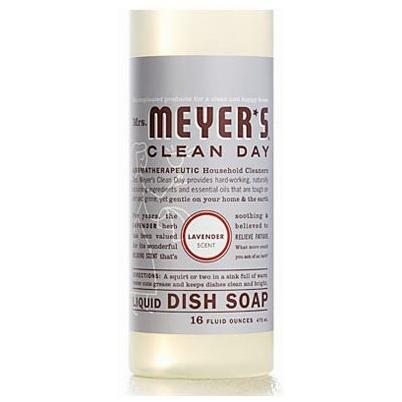 Mrs. Meyer's Clean Day Liquid Dish Soap, Lavender Scent - 16 oz bottle