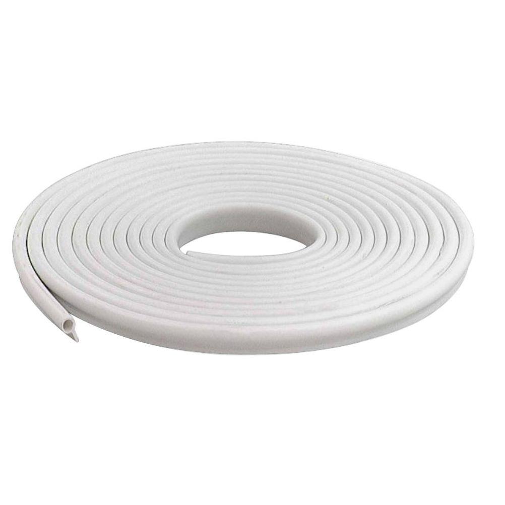 M-D Building Products 17 Ft. White Vinyl Gasket Weatherseal for Doors & Windows
