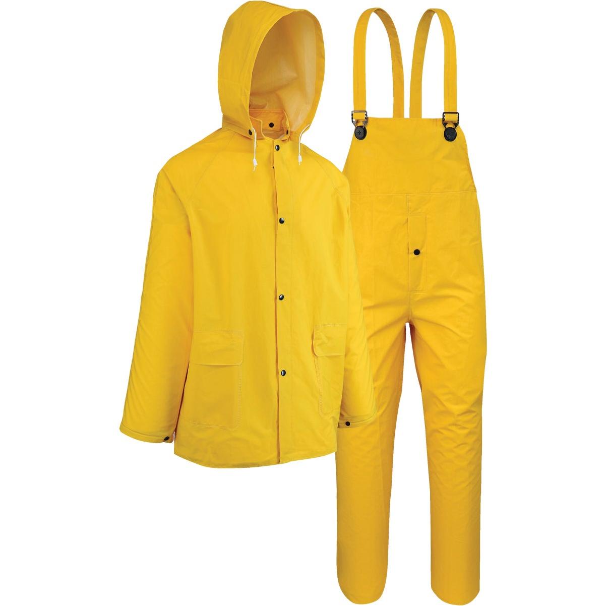 Boss XL 3-Piece Yellow PVC Rain Suit