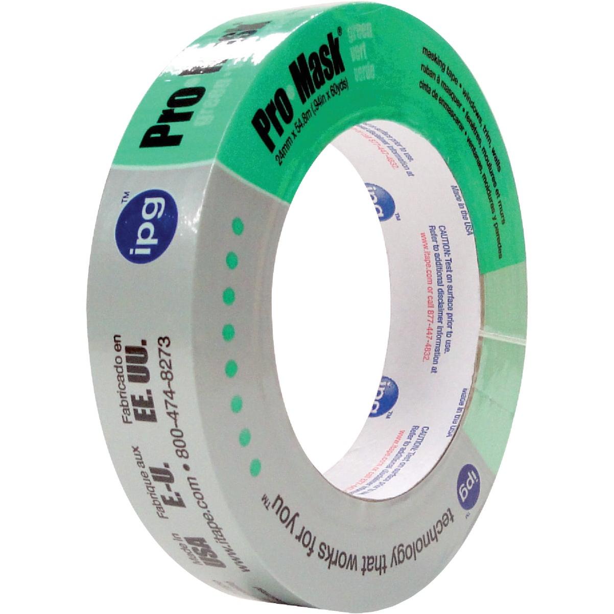 IPG ProMask Green 0.94 In. x 60 Yd. Professional Green Painter's Grade Masking Tape