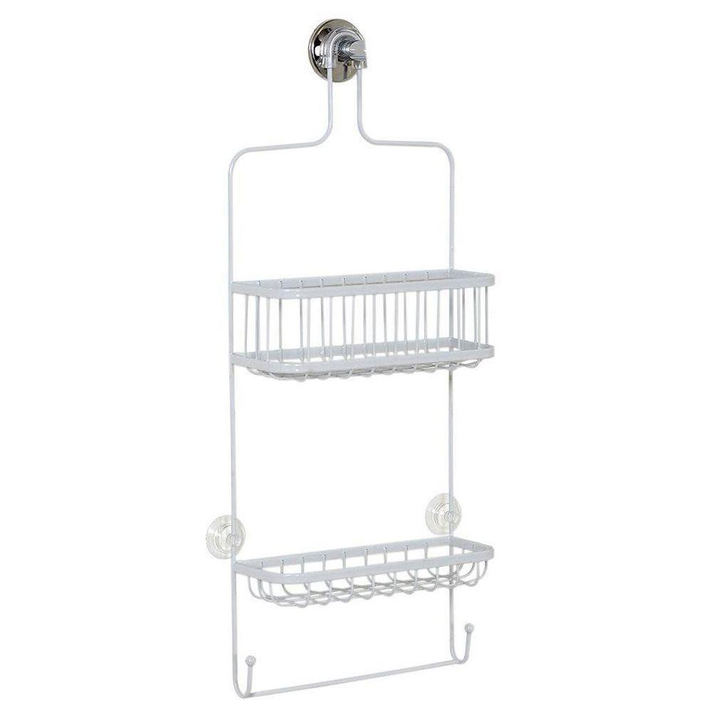 Zenith Zenna Home Steel 10-1/2 In. x 26 In. Shower Caddy