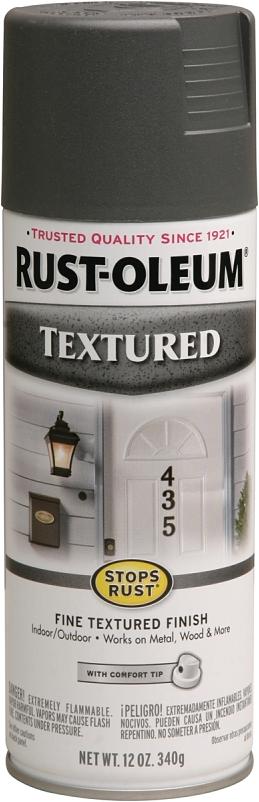 Rust-Oleum Stops Rust Textured Bronze Spray Paint 12 oz. (Pack of 6)