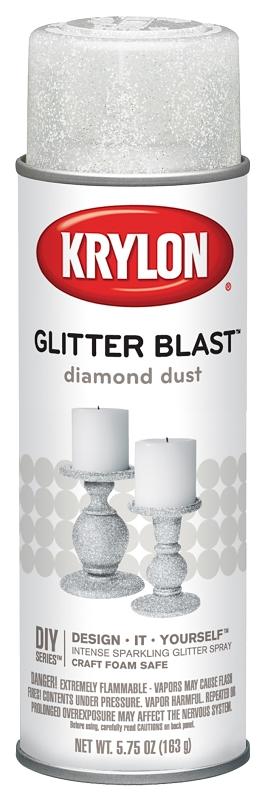 Buy Krylon K03804A00 Craft Spray Paint, Glitter, Diamond Dust, 5.75 oz, Can  Diamond Dust