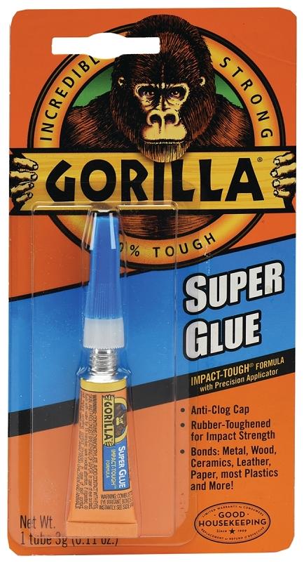 Gorilla 5201205 Glue, Clear Yellow, 2 oz Bottle