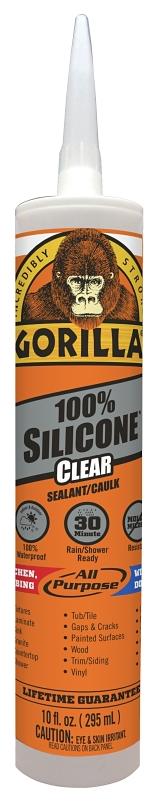 Gorilla Paintable Silicone Sealant Caulk, Waterproof and Mold