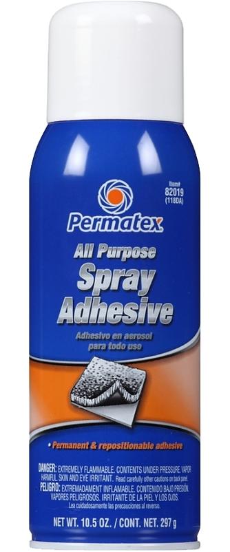 Permatex ADHESIVE SPRAY MP CLEAR 10.5