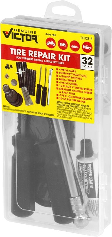 Victor Rubber Patch Kit w/ Rubber Cement, 103-pc