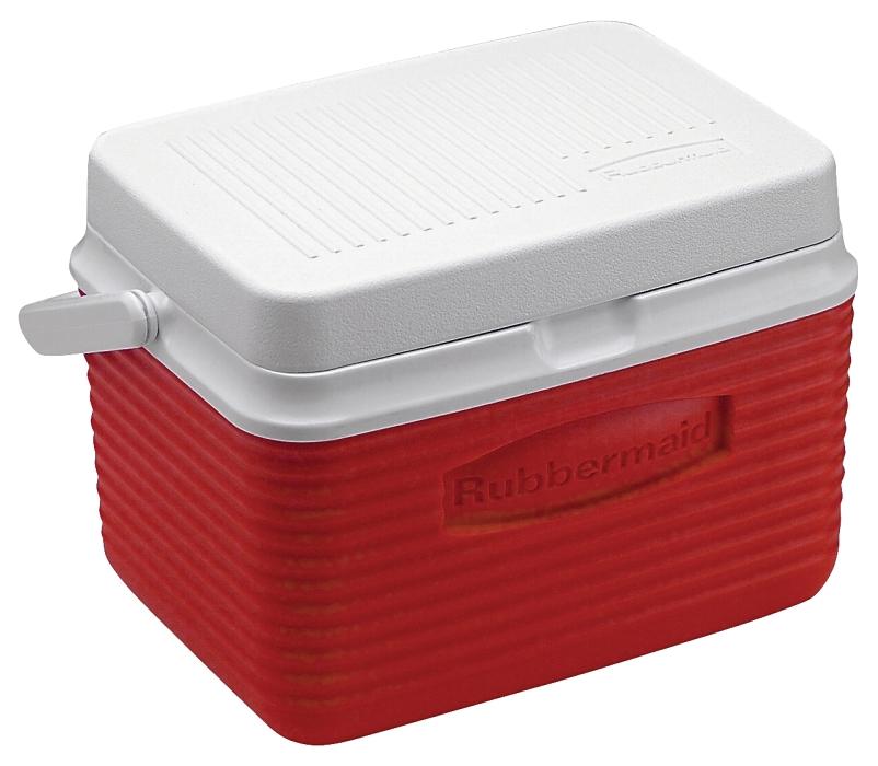 Rubbermaid 071691405320 Food, 6-Pack, Red