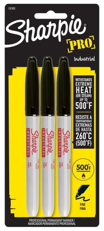  Sanford Sharpie Permanent Markers, Fine Point, Black