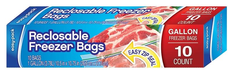 Ziploc 00389 Freezer Bag, 1 gal Capacity