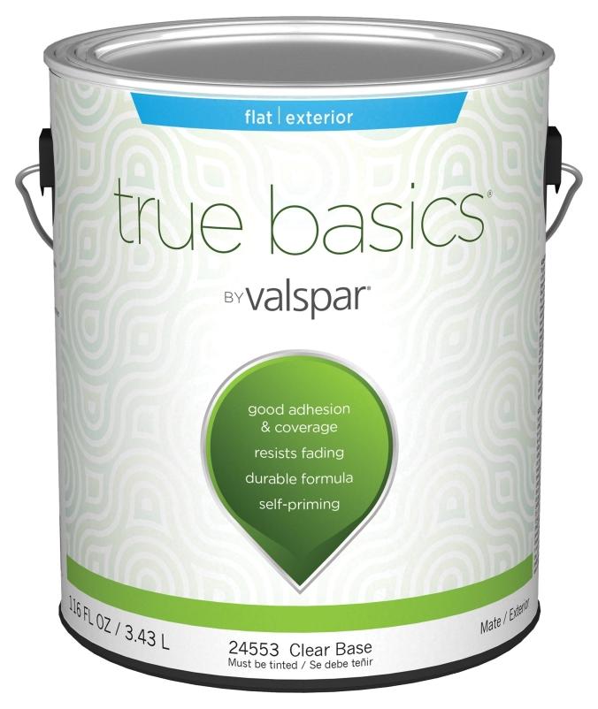 Valspar PAINT EXTERIOR FLAT CLR BS 1G Paradise Lumber & Hardware