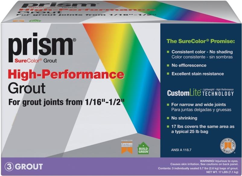 Custom Building Products GROUT PRISM 17LB NO382 BN | Paradise Lumber u0026  Hardware