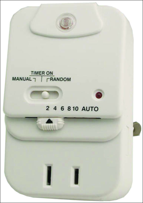 ATRON PLT3 Light Control Timer, 500 W, 2, 4, 6, 8, 10 hr Time Setting, White | B & R Industrial Supply