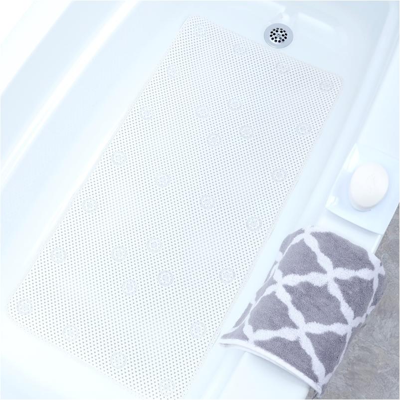 35x15 Bubble Bath Mat Blue - SlipX Solutions