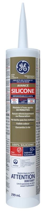 GE Silicone II 299-ml Clear Sealant