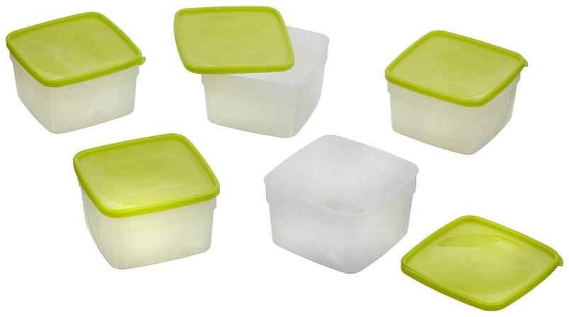 Rubbermaid 1777170 Food Container Set, 1/2, 1-1/4, 2, 3