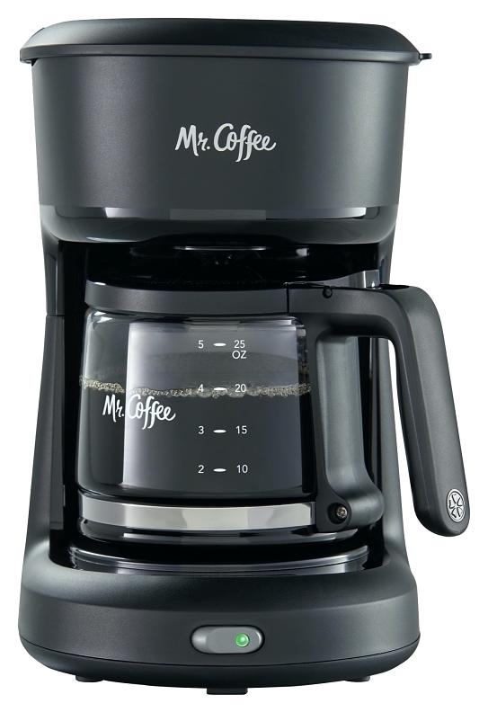 Mr. Coffee 2129512 Coffee Maker, 5 Cups, 25 oz Capacity, 650 W