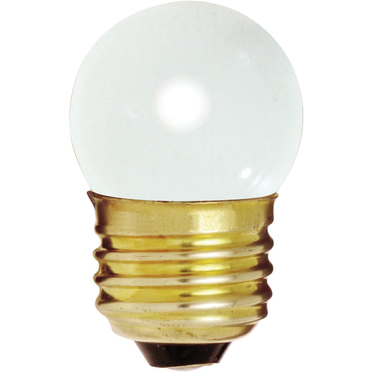 Satco 7.5W Frosted Medium Base S11 Incandescent Light Bulb