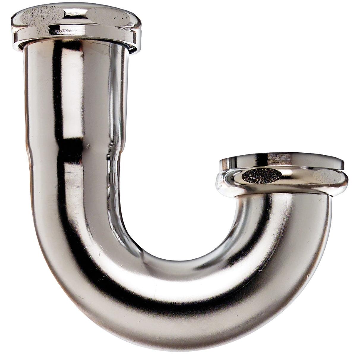 Keeney 1-1/2 In. Satin Nickel Brass J-Bend