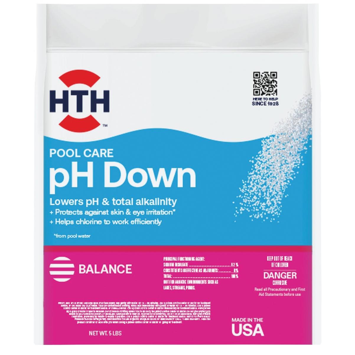 HTH Pool Care pH Down 5 Lb. pH Decreaser Granule
