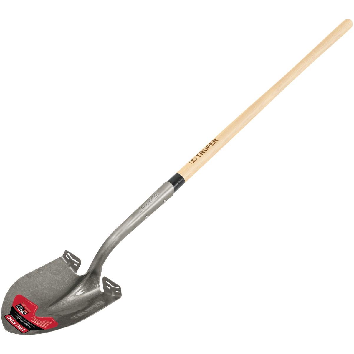 Truper Tru Pro 48 In. Wood Handle Round Point Shovel