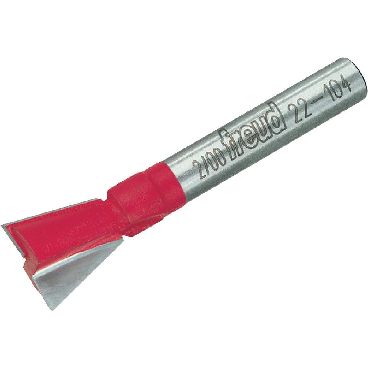 Freud 1/2 In. x 1/2 In. Dovetail Router Bit with 1/4 In. Shank