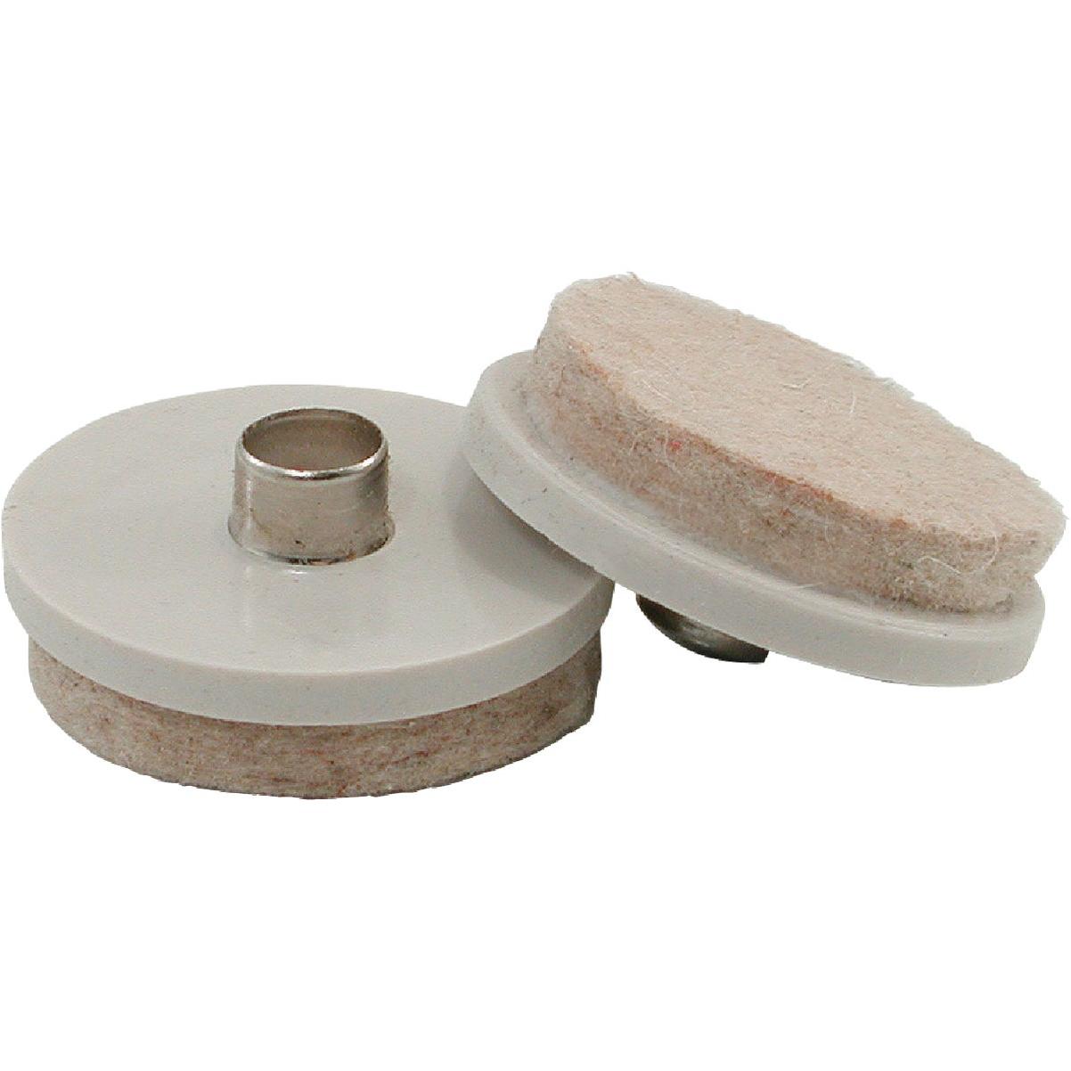 Do it 1-1/2 In. Round Nail on Furniture Glide (4-Pack)