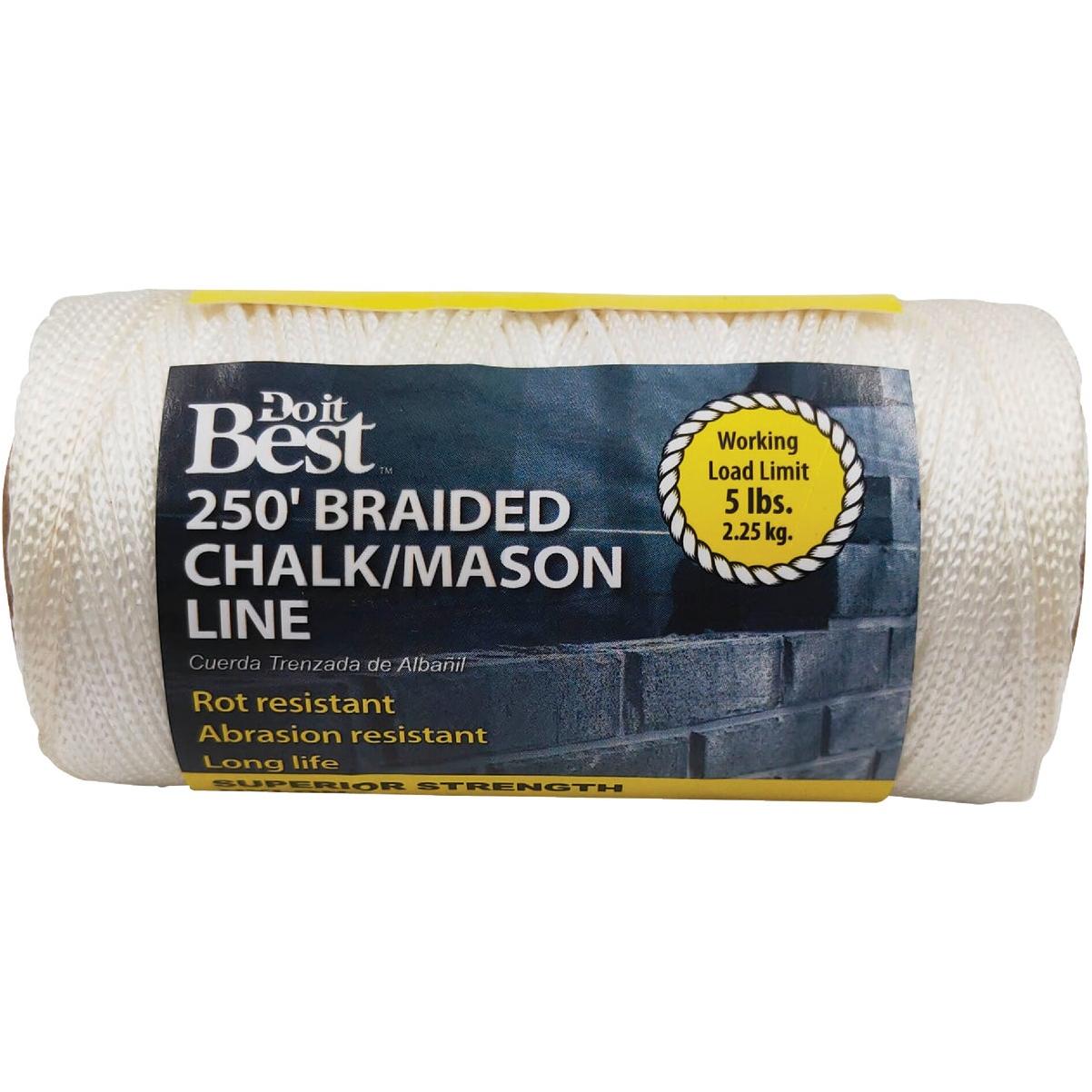 Do it Best 250 Ft. Braided Nylon Chalk/Mason Line